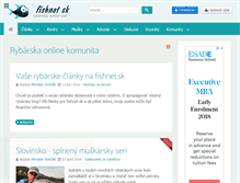 Tablet Screenshot of fishnet.sk